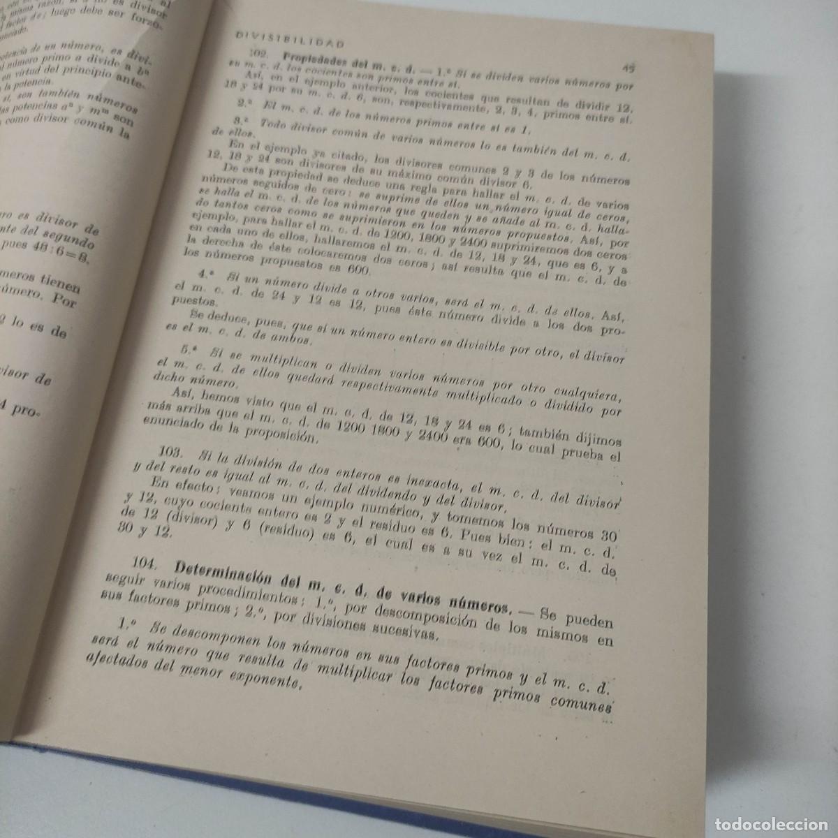 Libros de segunda mano de ciencias: Matem&aacute;ticas - Luis Postigo Editorial Ram&oacute;n Sopena S.A. 1948 - Foto 4