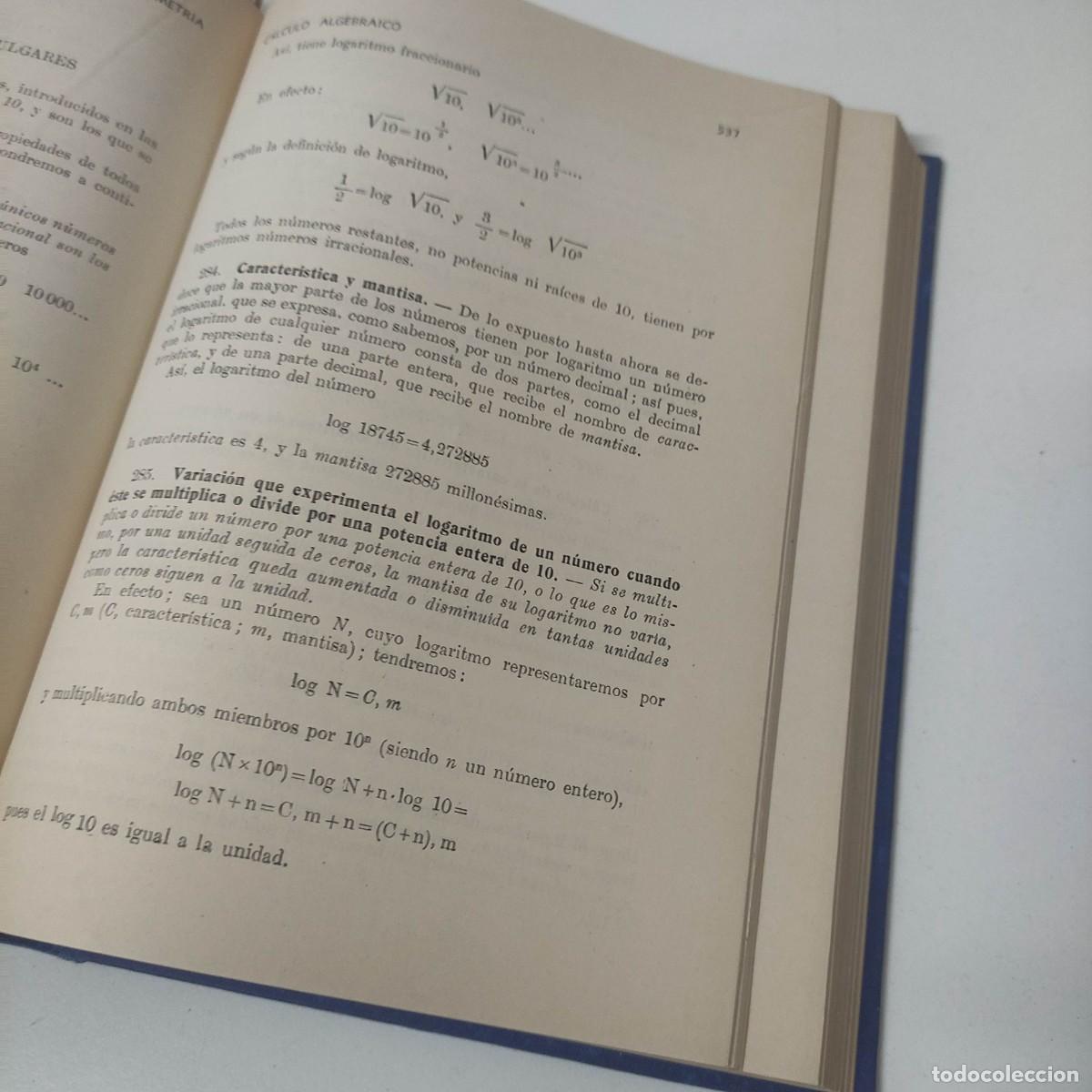 Libros de segunda mano de ciencias: Matem&aacute;ticas - Luis Postigo Editorial Ram&oacute;n Sopena S.A. 1948 - Foto 6
