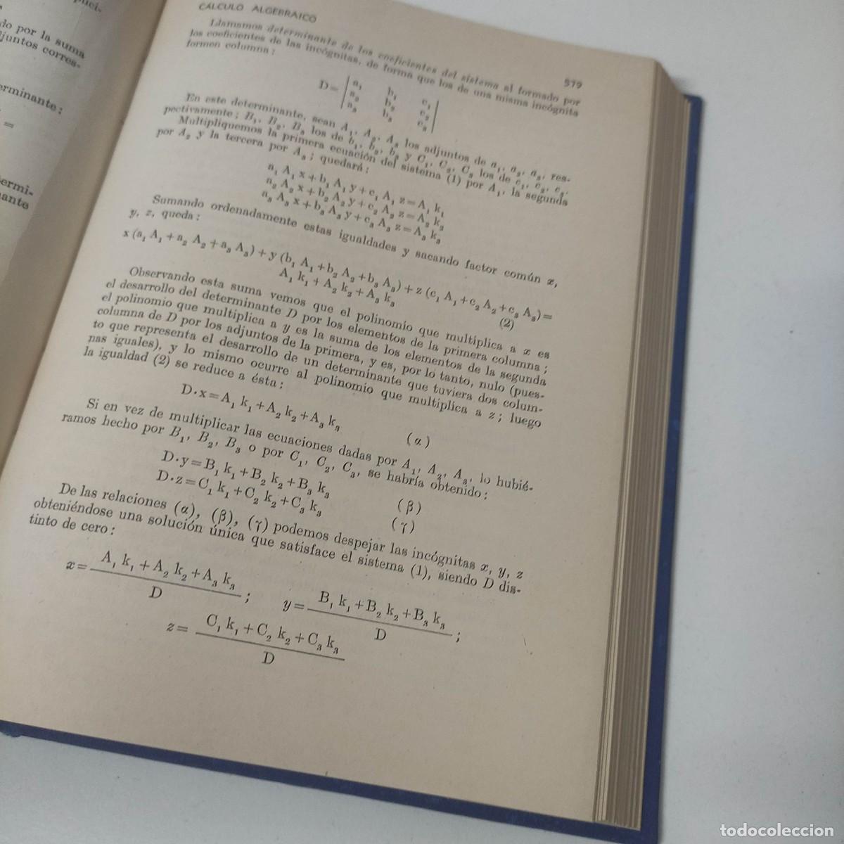 Libros de segunda mano de ciencias: Matem&aacute;ticas - Luis Postigo Editorial Ram&oacute;n Sopena S.A. 1948 - Foto 11