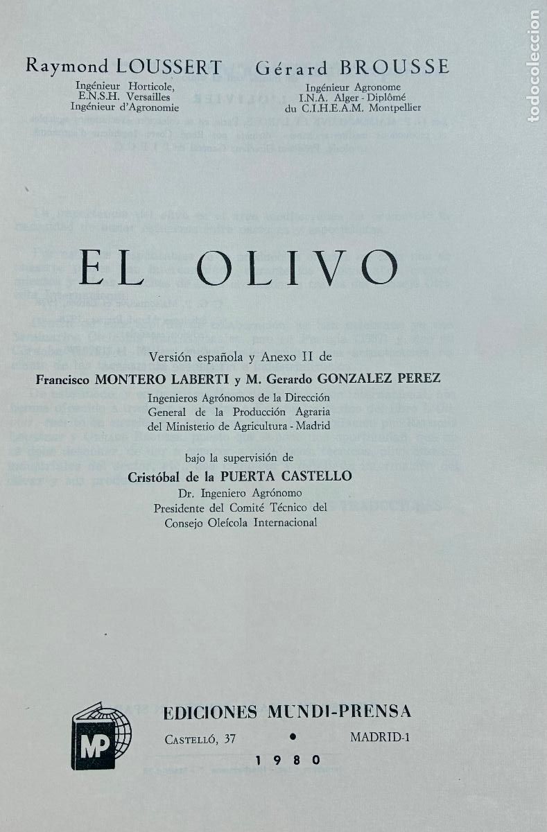 Libros de segunda mano: EL OLIVO R. Loussert y G. Brousse - Foto 4