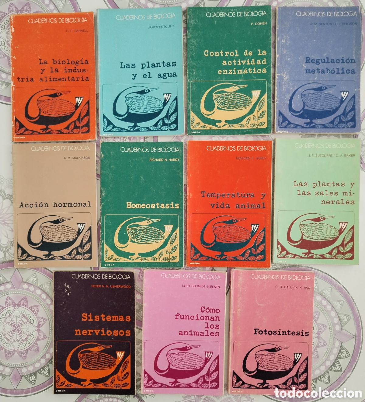 Libros de segunda mano: 11 cuadernos de biolog&iacute;a ediciones Omega - Foto 1