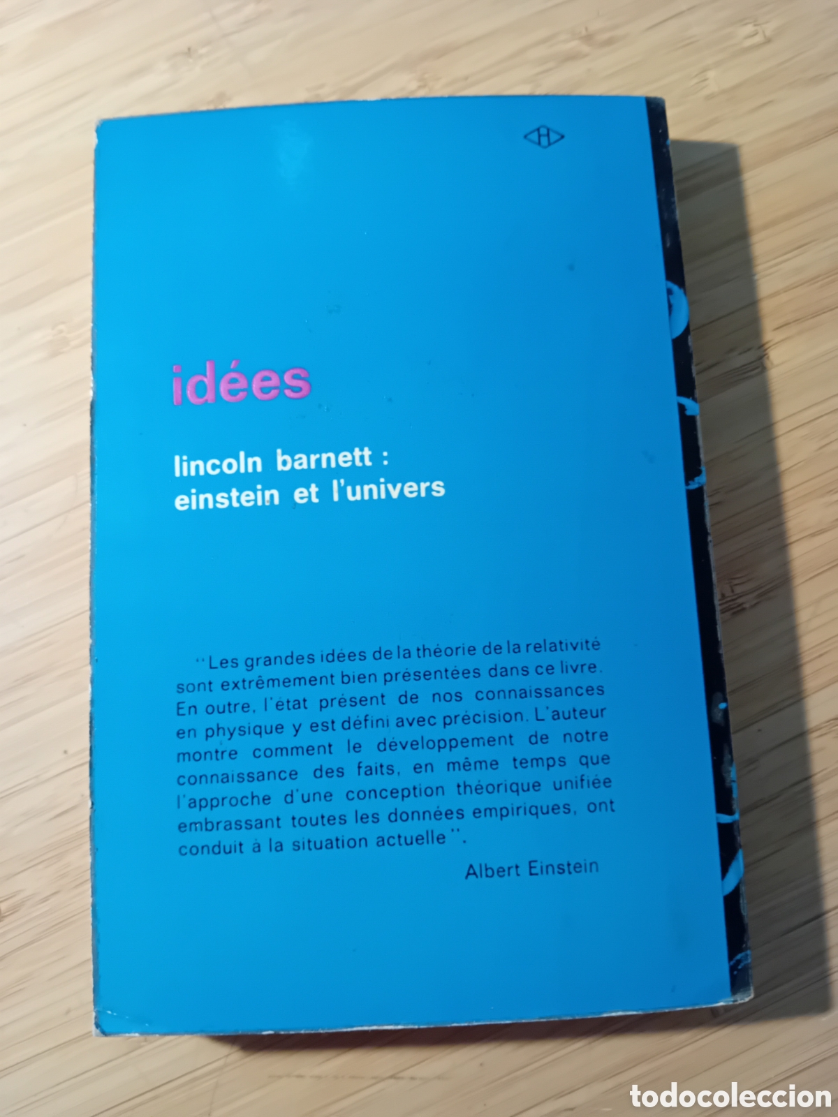 Libros de segunda mano de ciencias: (franc&eacute;s) Einstein et lunivers - Lincoln Barnett (Gallimard 1951) - Foto 2