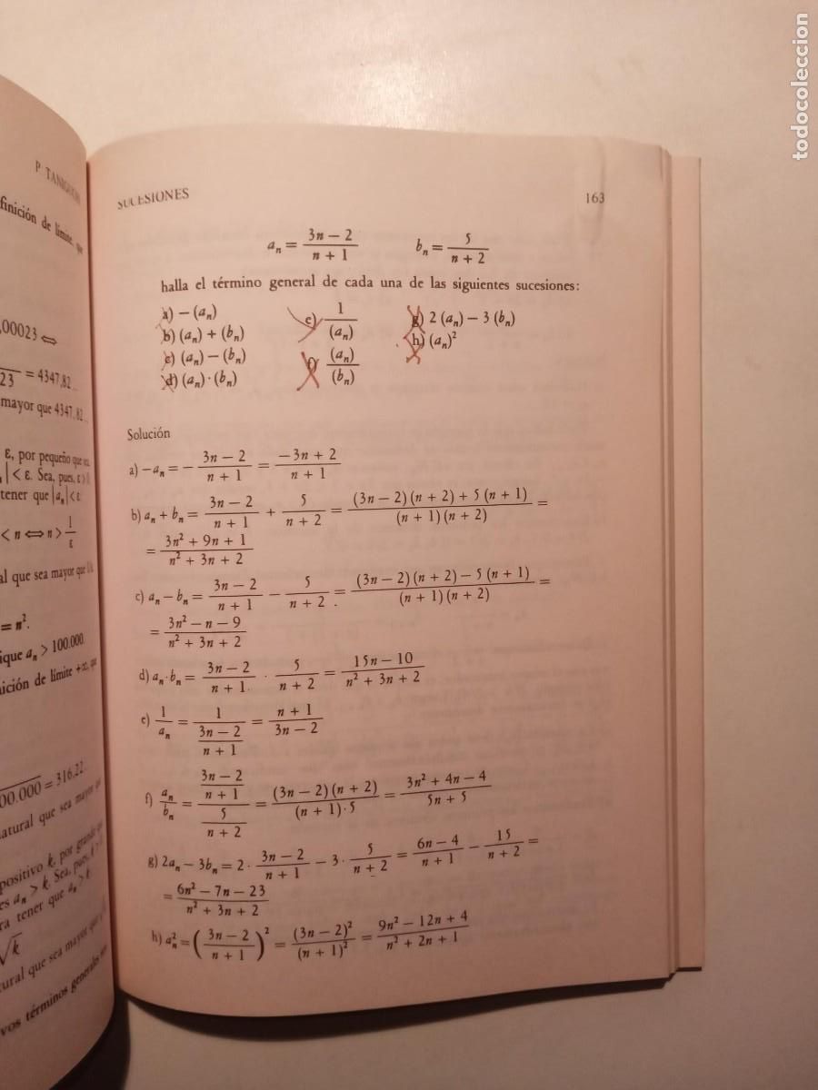Libros de segunda mano de ciencias: COMO SUPERAR LAS MATEMATICAS DE 2&ordm; DE B.U.P. - PABLO TANIGUCHI - EDUNSA 8&ordf; EDICI&Oacute;N 1987 - Foto 6