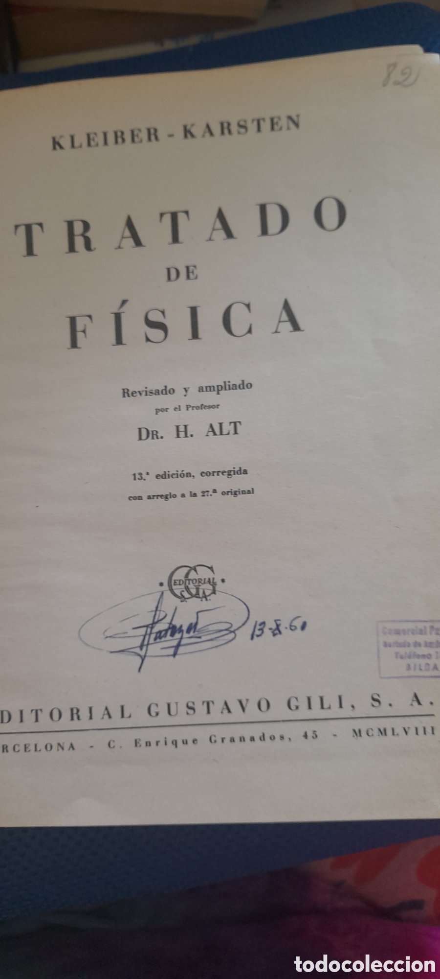 Libros de segunda mano de ciencias: Tratado de f&iacute;sica. Kleiber ,Karsten, Alt - Foto 2
