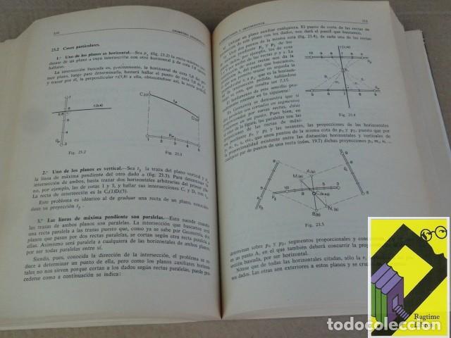 Libros de segunda mano de ciencias: IZQUIERDO ASENSI, F.: Geometr&iacute;a descriptiva - Foto 3