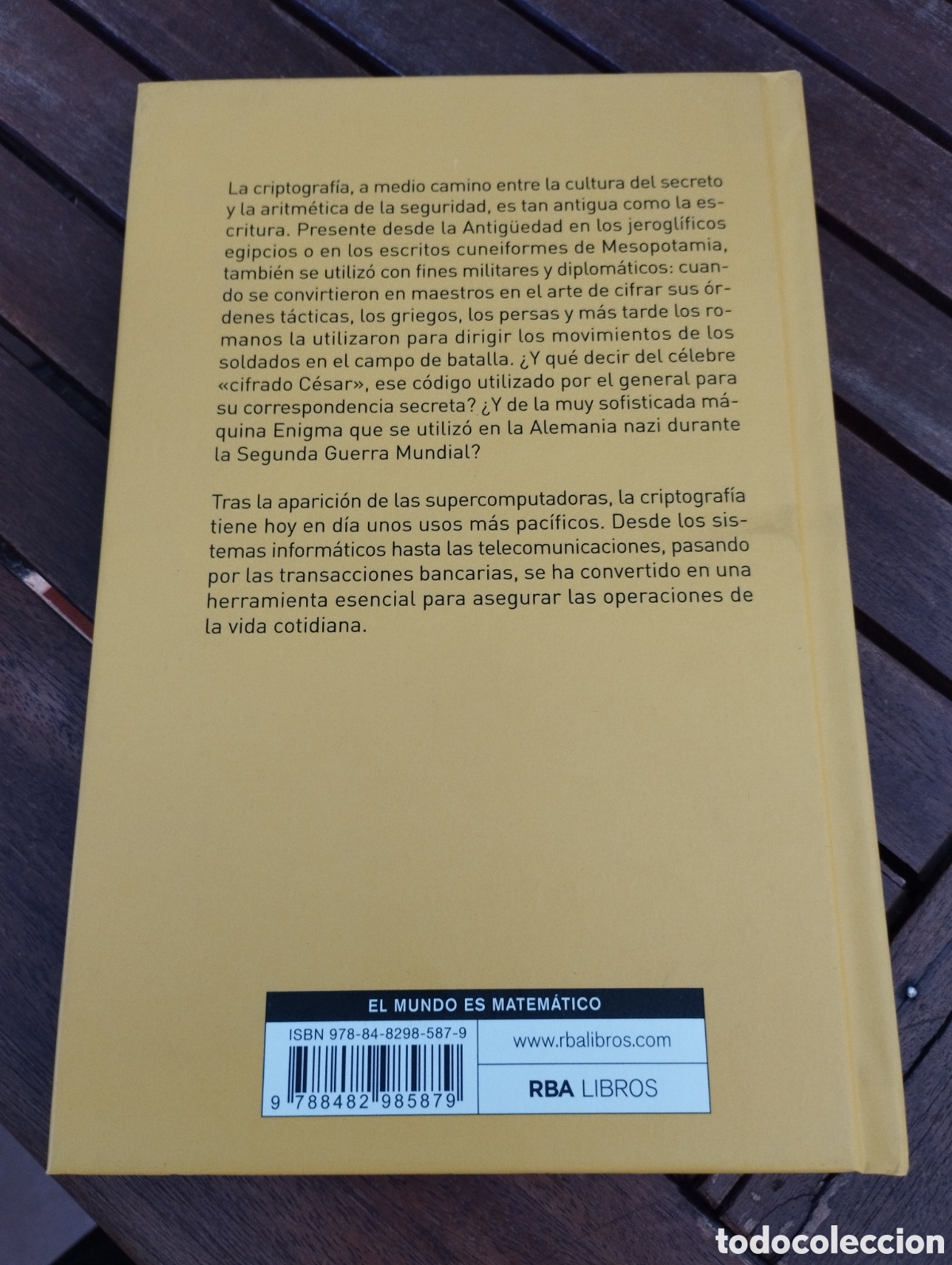 Libros de segunda mano de ciencias: EL LENGUAJE SECRETO DE LOS N&Uacute;MEROS. CODIFICACI&Oacute;N Y CRIPTOGRAF&Iacute;A ED. NATIONAL GEOGRAPHIC 2014 - Foto 3