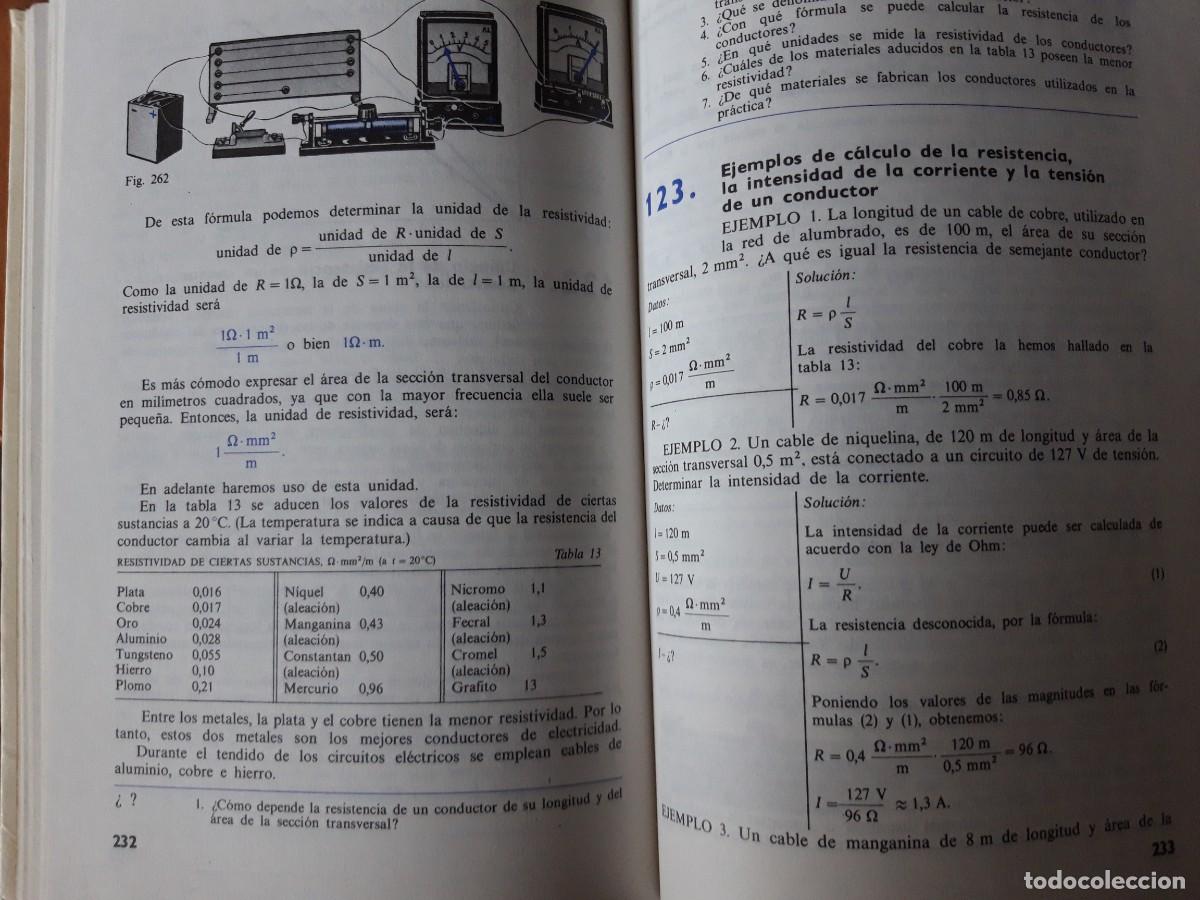 Libros de segunda mano de ciencias: F&iacute;sica volumen 1 - Editorial Mir - Foto 3