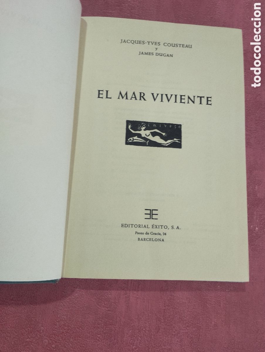 Libros de segunda mano: El mar viviente. Comandante J.Y. Cousteau y James Dugan. - Foto 5