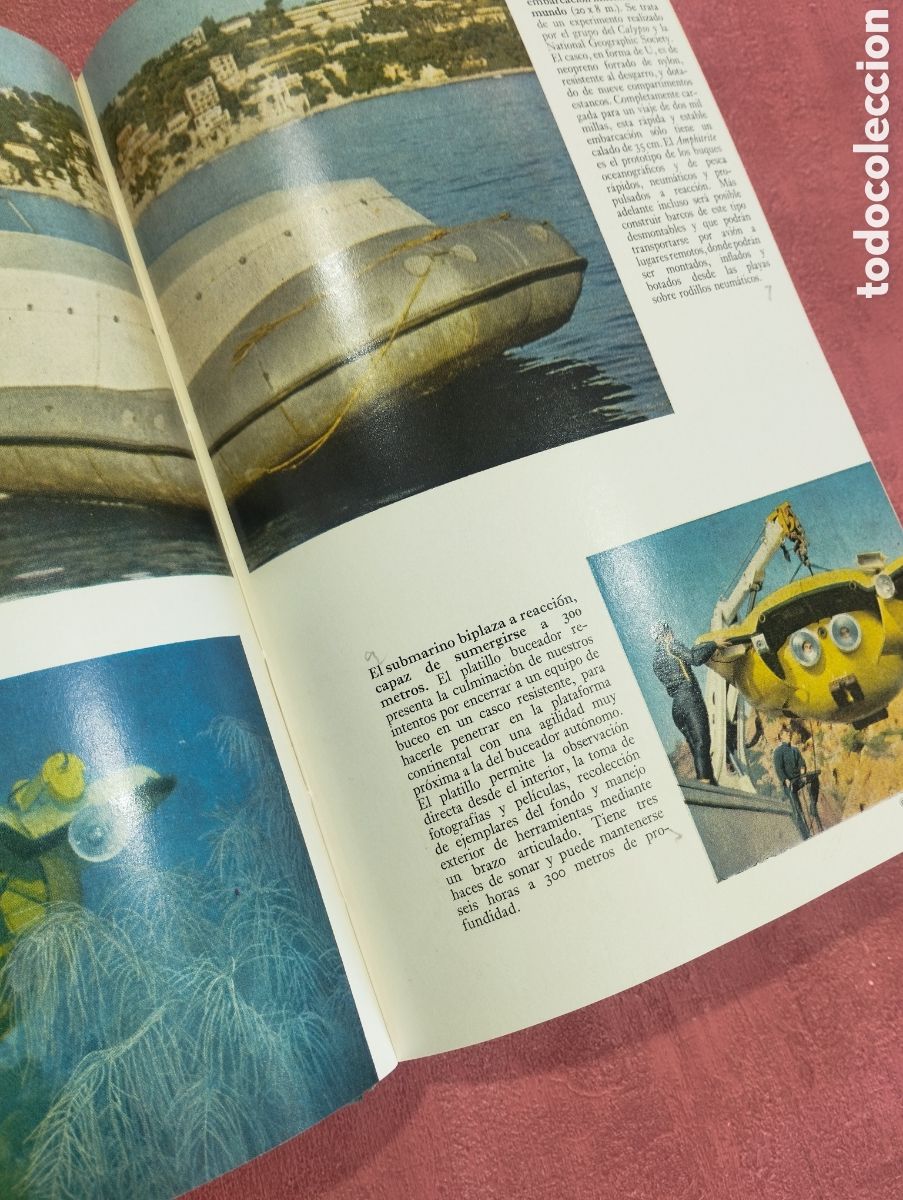 Libros de segunda mano: El mar viviente. Comandante J.Y. Cousteau y James Dugan. - Foto 6