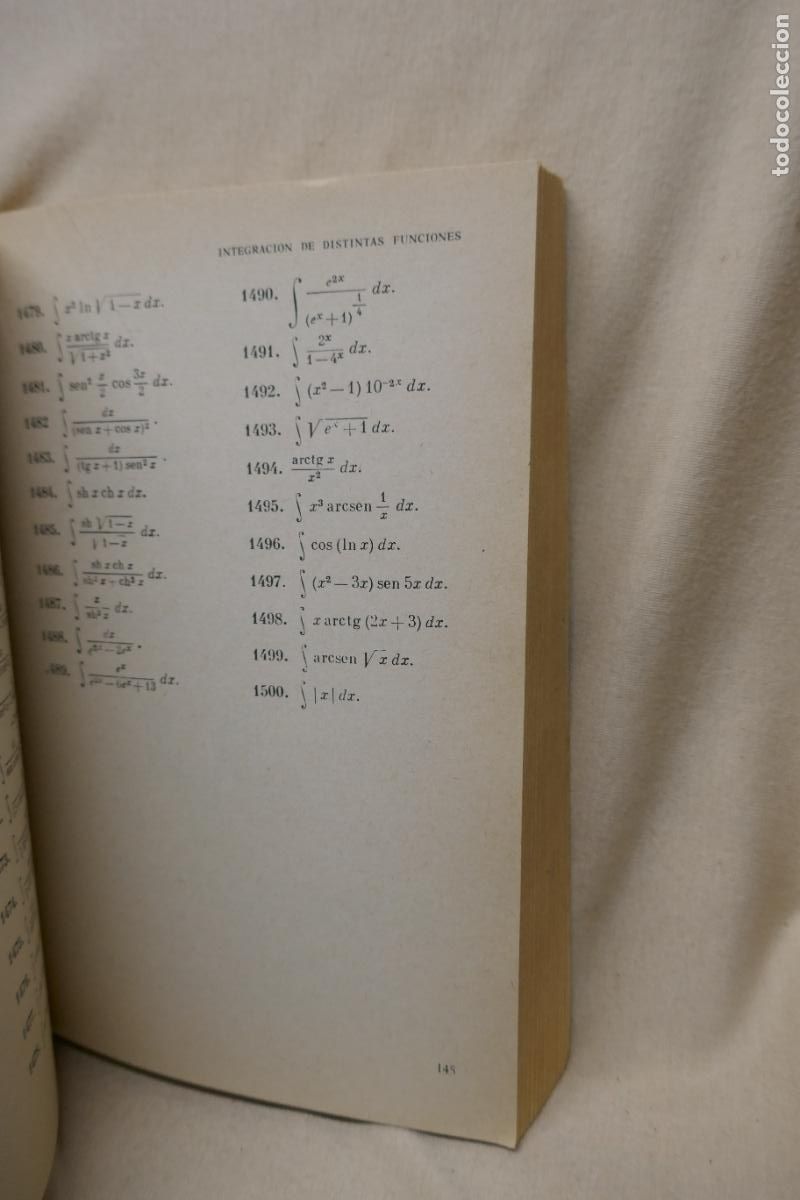 Libros de segunda mano de ciencias: PROBLEMAS Y EJERCICIOS DE AN&Aacute;LISIS MATEM&Aacute;TICO - B. DEMIDOVICH - PARANINFO - Foto 6