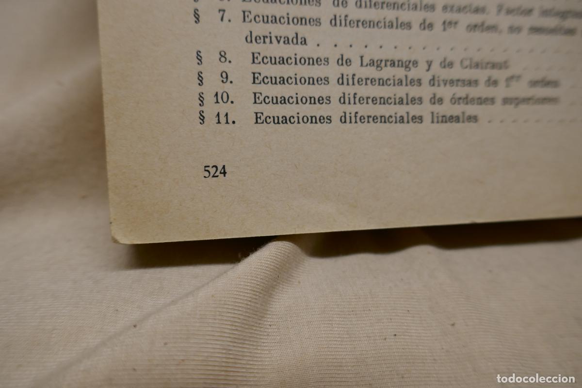 Libros de segunda mano de ciencias: PROBLEMAS Y EJERCICIOS DE AN&Aacute;LISIS MATEM&Aacute;TICO - B. DEMIDOVICH - PARANINFO - Foto 9