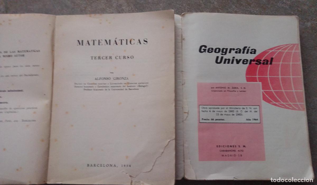 Libros de segunda mano de ciencias: libro Matematicas quinto curso bachillerato plan 1938 - Foto 5