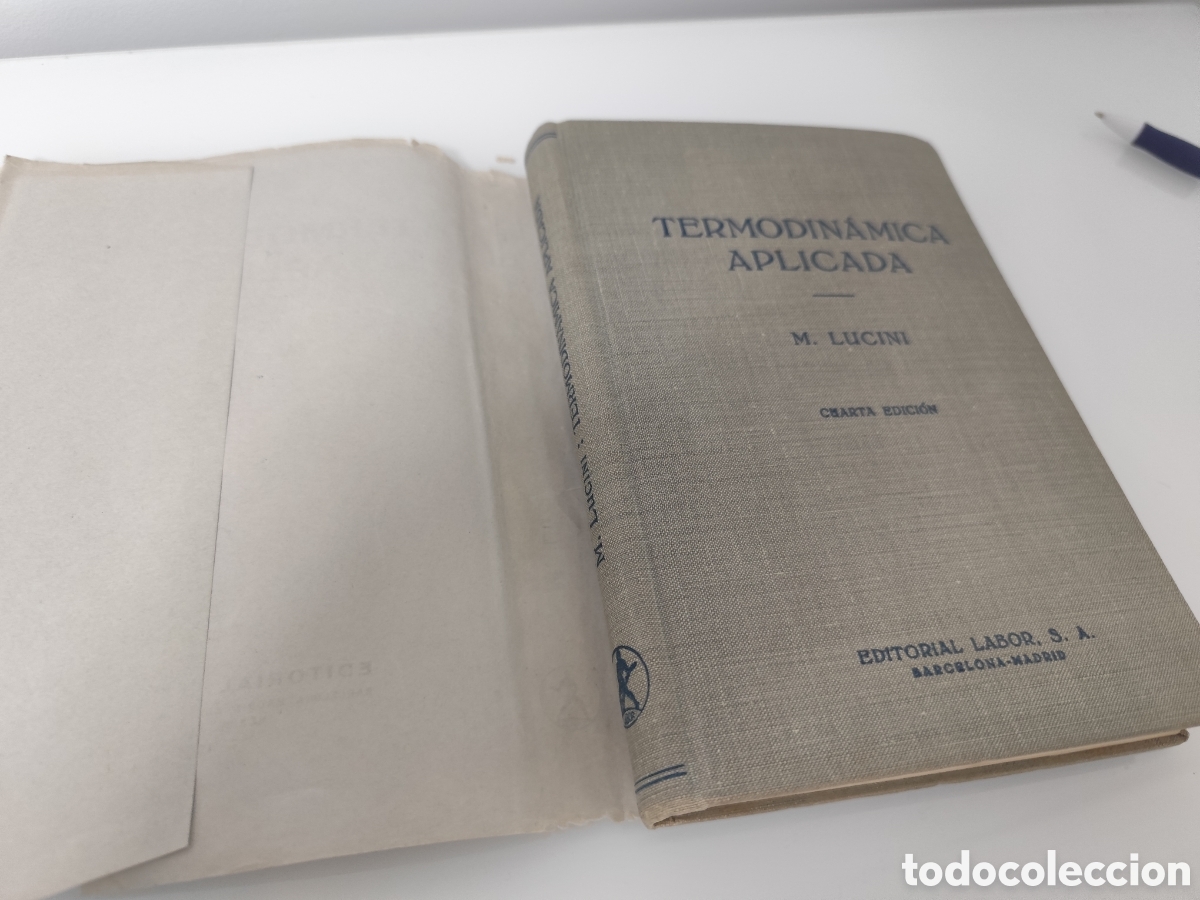 Libros de segunda mano de ciencias: Termodin&aacute;mica aplicada.- Lucini, Manuel - Foto 2