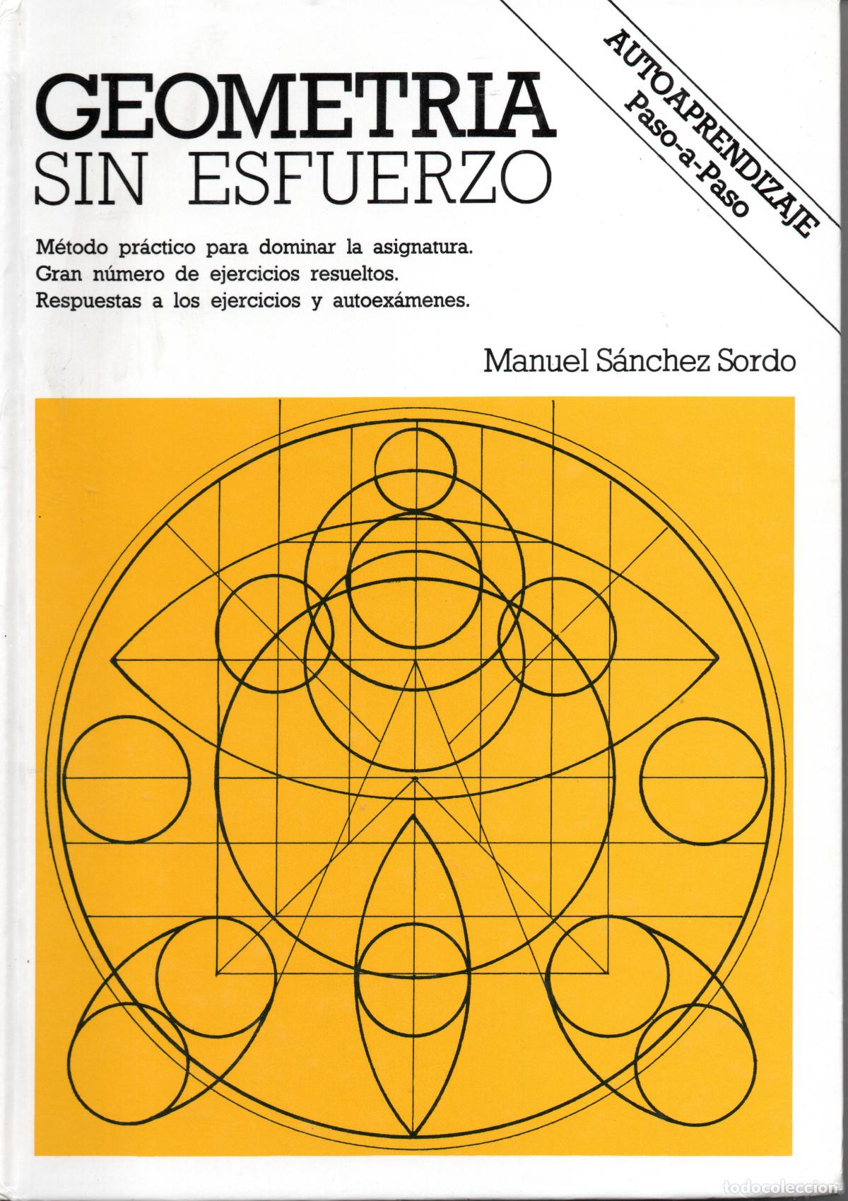 Libros de segunda mano de ciencias: GEOMETR&Iacute;A SIN ESFUERZO - MANUEL SANCHEZ SORDO - Foto 1