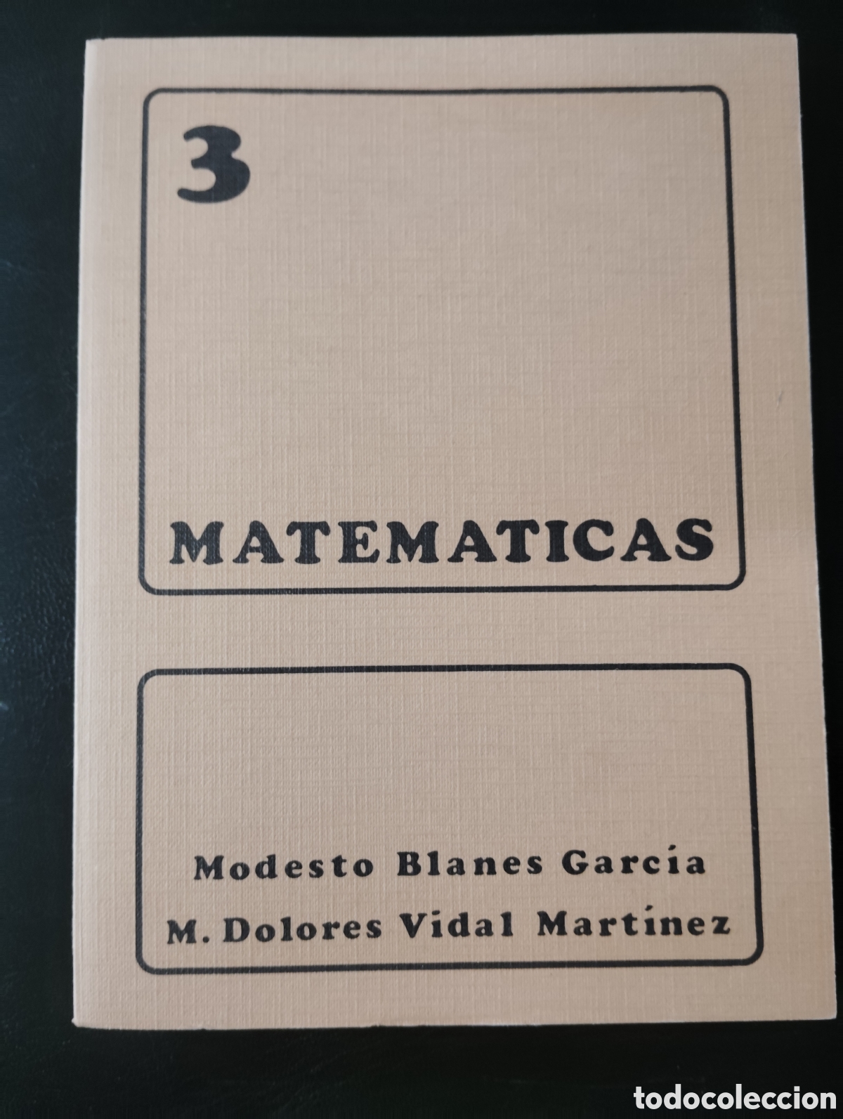 Libros de segunda mano de ciencias: LIBRO MATEMATICAS 3, COU A-B y C-D Modesto Blanes/M. Dolores Vidal - Foto 2
