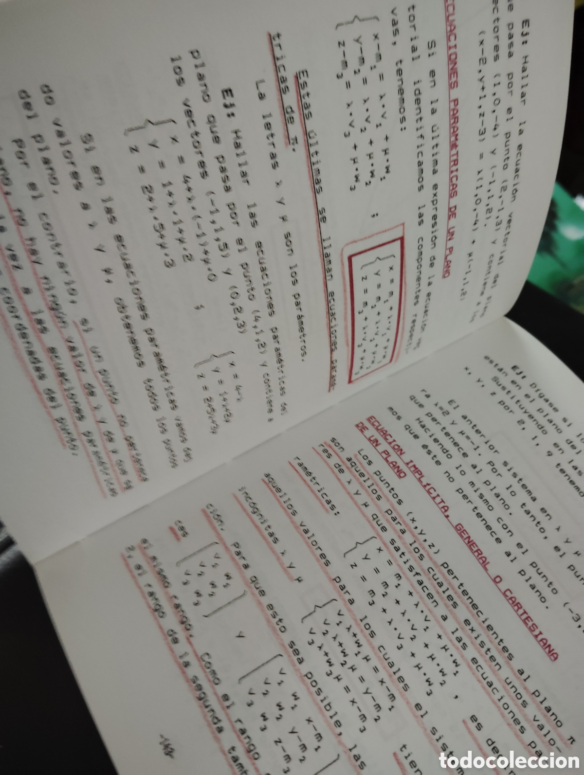 Libros de segunda mano de ciencias: LIBRO MATEMATICAS 3, COU A-B y C-D Modesto Blanes/M. Dolores Vidal - Foto 4