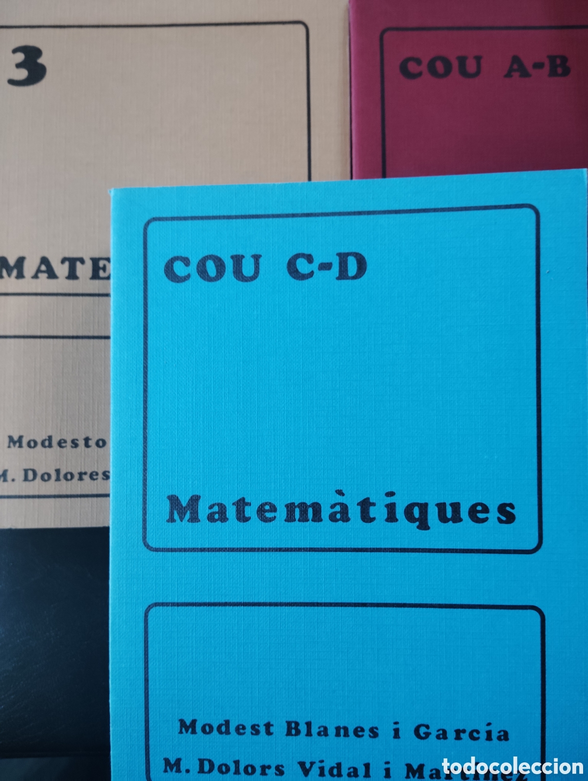Libros de segunda mano de ciencias: LIBRO MATEMATICAS 3, COU A-B y C-D Modesto Blanes/M. Dolores Vidal - Foto 1
