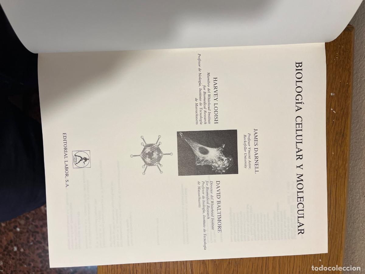 Libros de segunda mano: Biolog&iacute;a Celular y Molecular - Foto 3