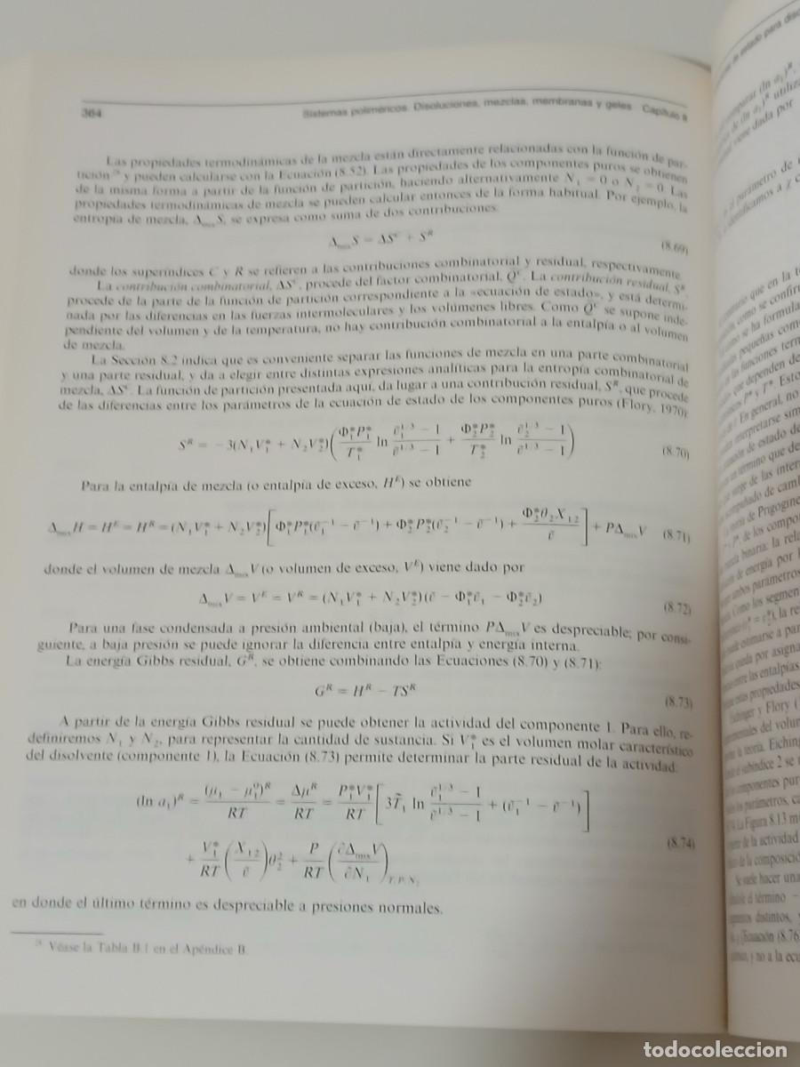 Libros de segunda mano de ciencias: Termodinamica molecular de los equilibrios de fases - Foto 3