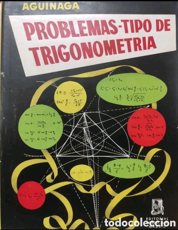 Libros de segunda mano de ciencias: PROBLEMAS TIPO DE TRIGONOMETR&Iacute;A - EDUARDO DE AGUINAGA MORENO - Foto 1