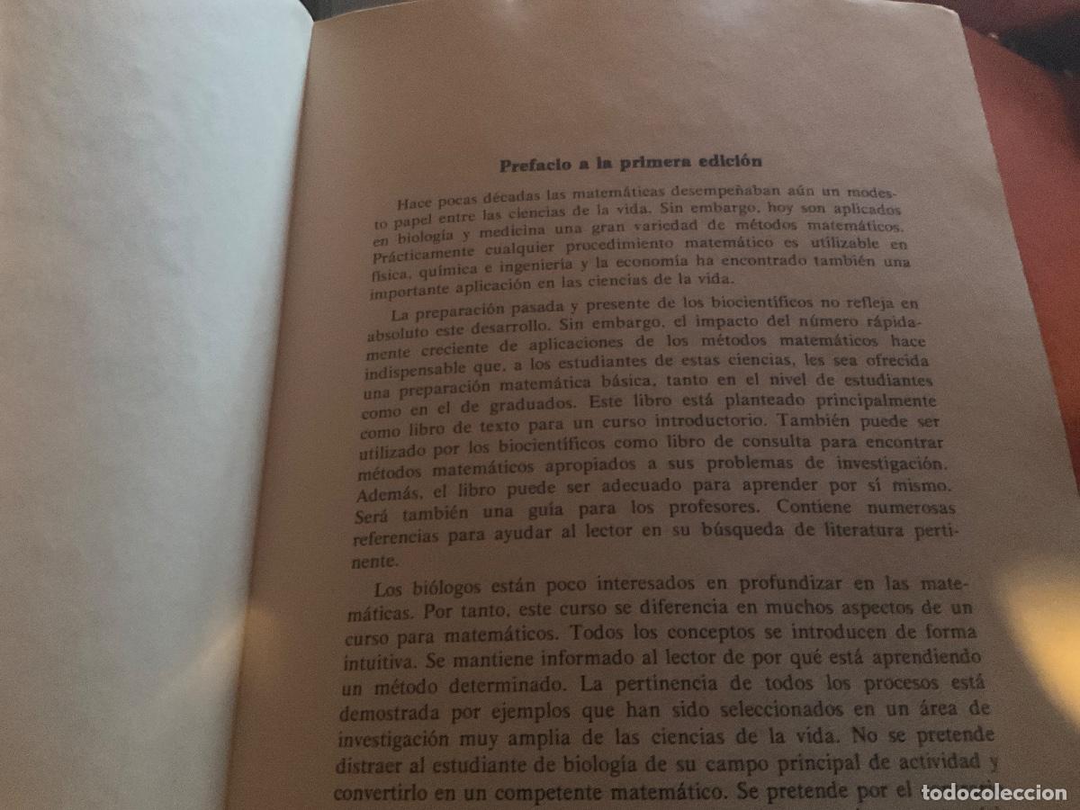 Libros de segunda mano de ciencias: MATEMATICAS BASICAS PARA BIOCIENTIFICOS BATSCHELET EDITORIAL DOSSAT SA - - Foto 5