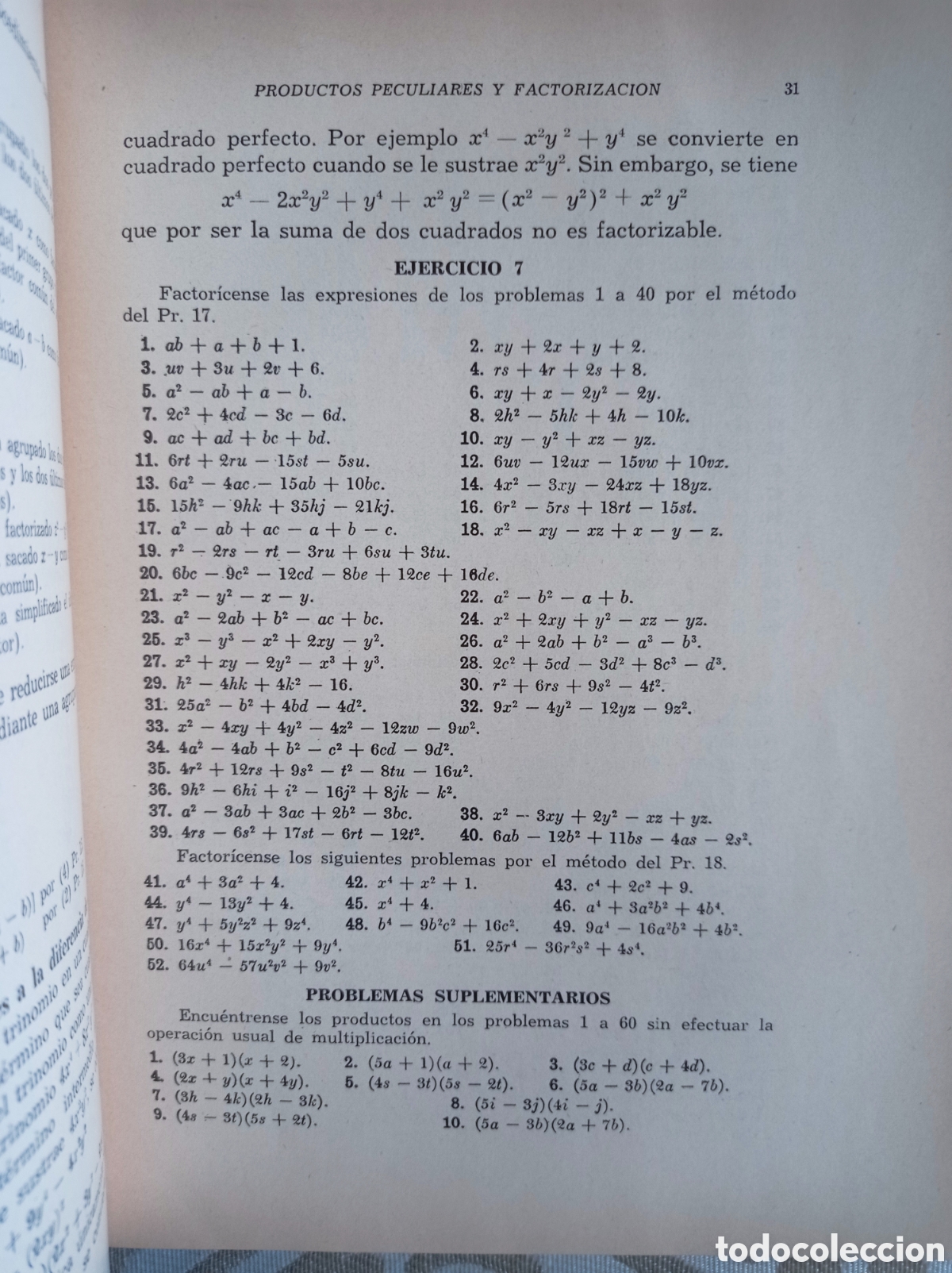 Libros de segunda mano de ciencias: &Aacute;LGEBRA. REES Y STORKS. 1&ordf; EDICI&Oacute;N. - Foto 3