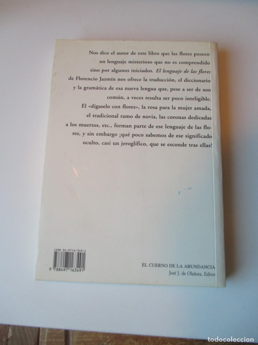 Libros de segunda mano: FLORENCIO JAZM&Iacute;N El lenguaje de las flores (facsimil) W35730 - Foto 2