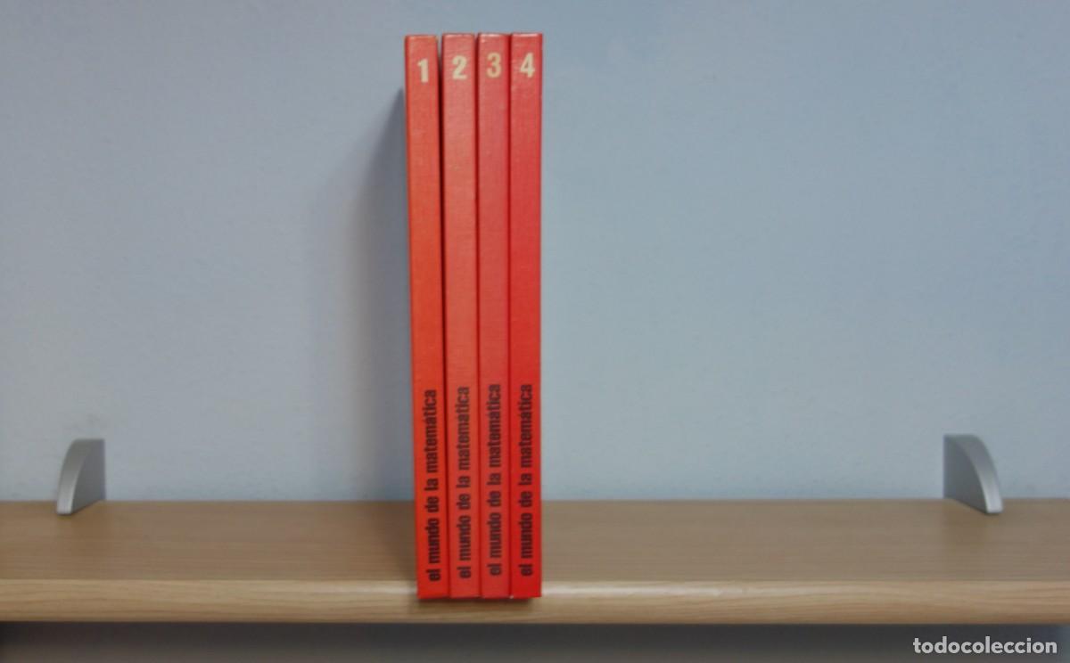 Libros de segunda mano de ciencias: El mundo de la matem&aacute;tica &ndash; Curso te&oacute;rico pr&aacute;ctico (4 tomos, 1981) - Foto 1
