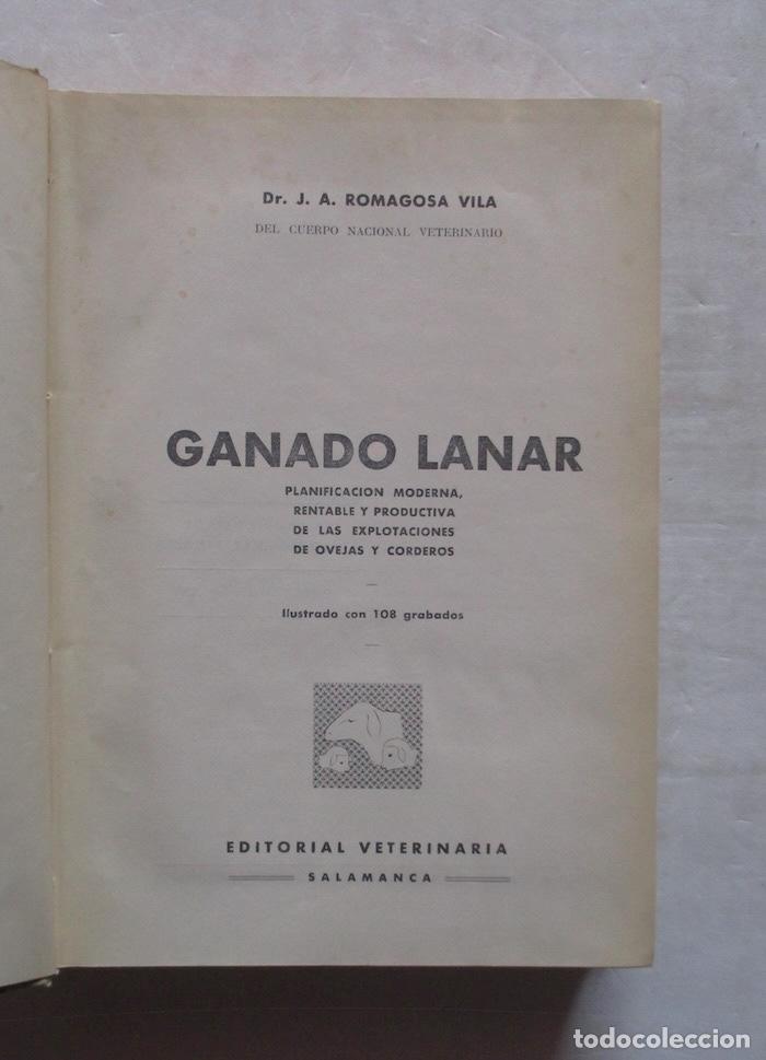 Libros de segunda mano: GANADO LANAR - DR. A. ROMAGOSA VILA - Foto 2