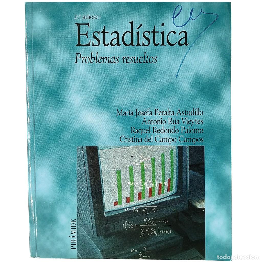 Libros de segunda mano de ciencias: ESTAD&Iacute;STICA. Problemas resueltos. Varios autores - Foto 1