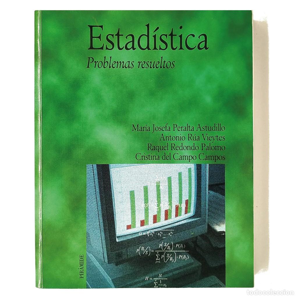 Libros de segunda mano de ciencias: ESTAD&Iacute;STICA. Problemas resueltos. Varios autores - Foto 1