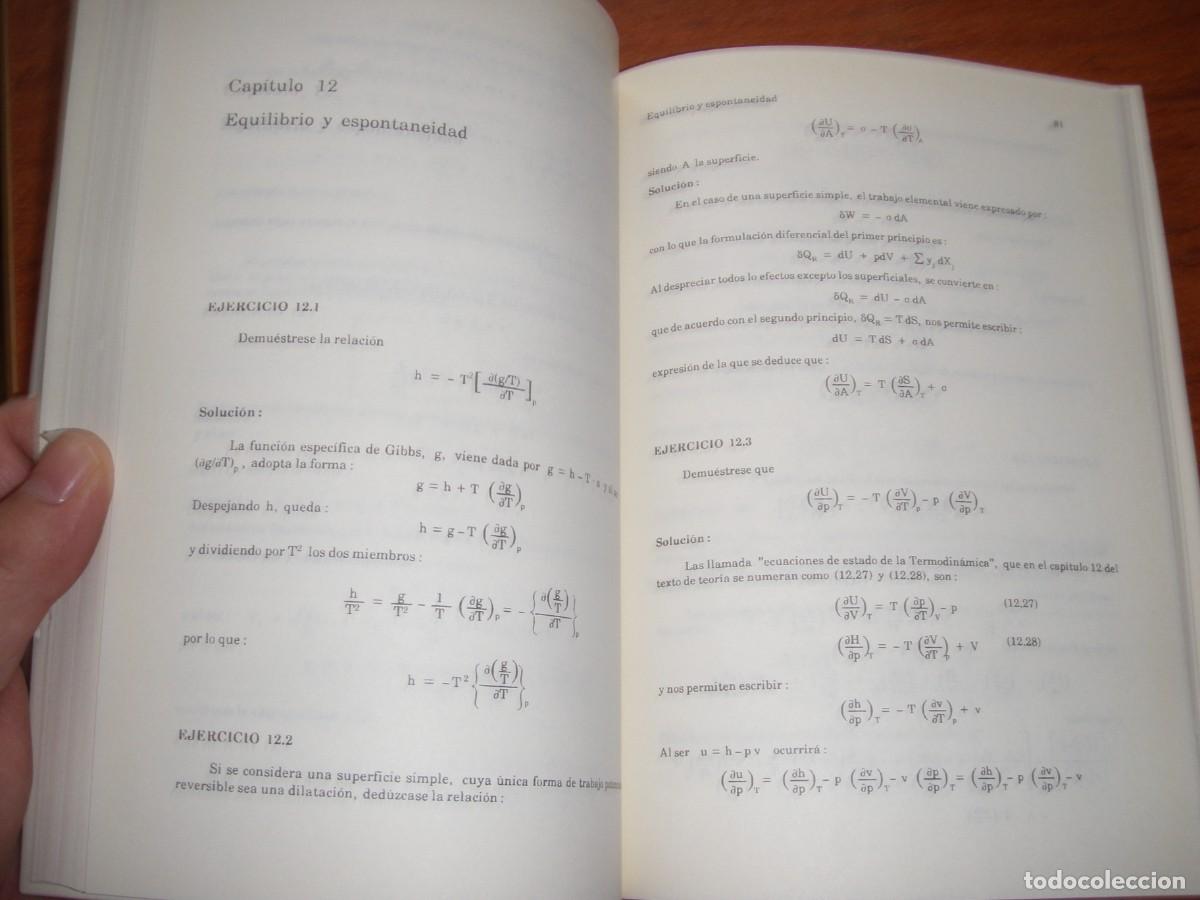 Libros de segunda mano de ciencias: PROBLEMAS DE TERMODIN&Aacute;MICA EDITORIAL REVERTE - Foto 6