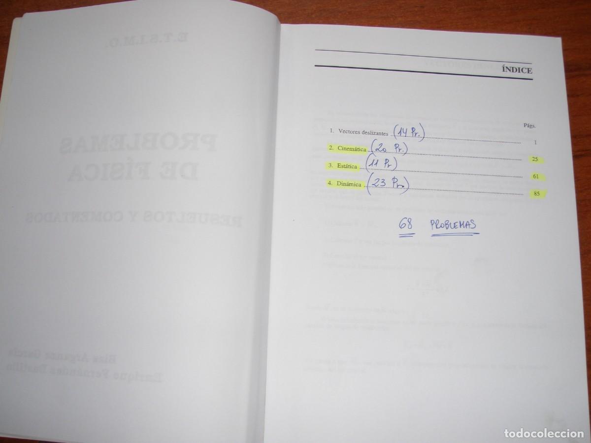 Libros de segunda mano de ciencias: PROBLEMAS DE F&Iacute;SICA RESUELTOS Y COMENTADOS - Foto 3