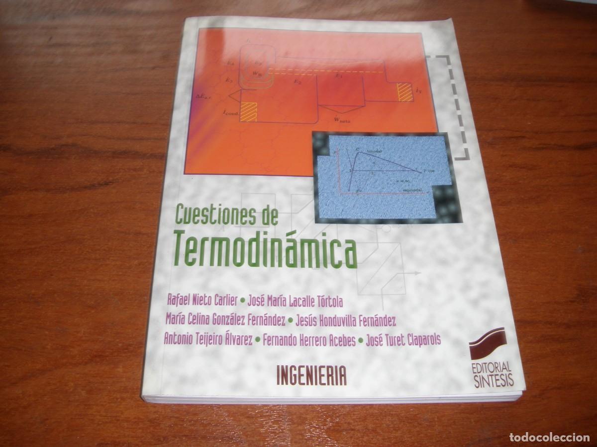 Libros de segunda mano de ciencias: CUESTIONES DE TERMODIN&Aacute;MICA ED SINTESIS INGENIERIA - Foto 1