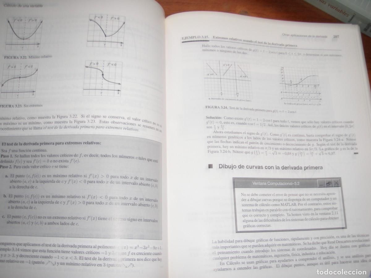 Libros de segunda mano de ciencias: CALCULO DE UNA Y VARIAS VARIABLES DOS TOMOS PRENTICE HALL - Foto 4