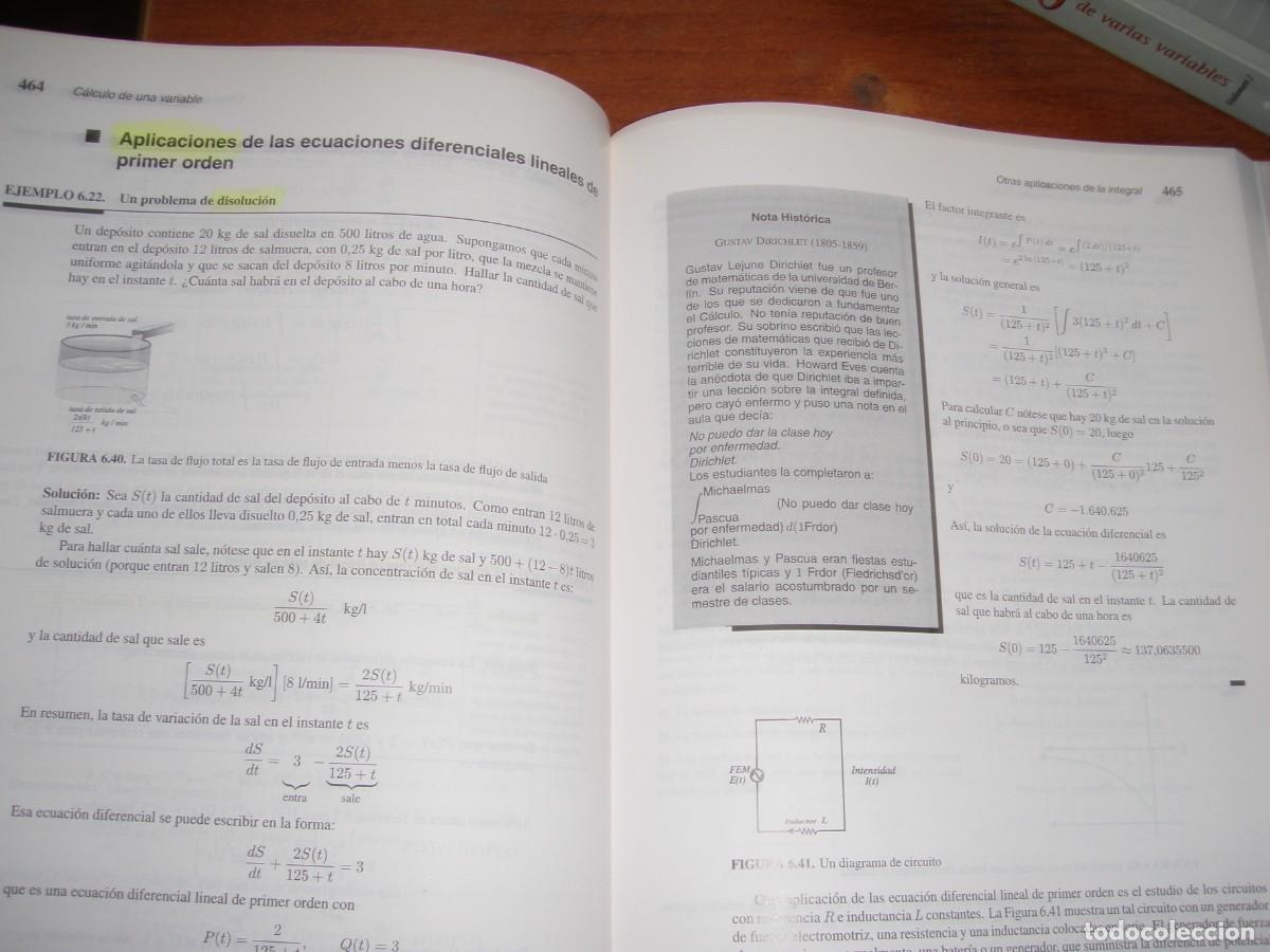 Libros de segunda mano de ciencias: CALCULO DE UNA Y VARIAS VARIABLES DOS TOMOS PRENTICE HALL - Foto 6