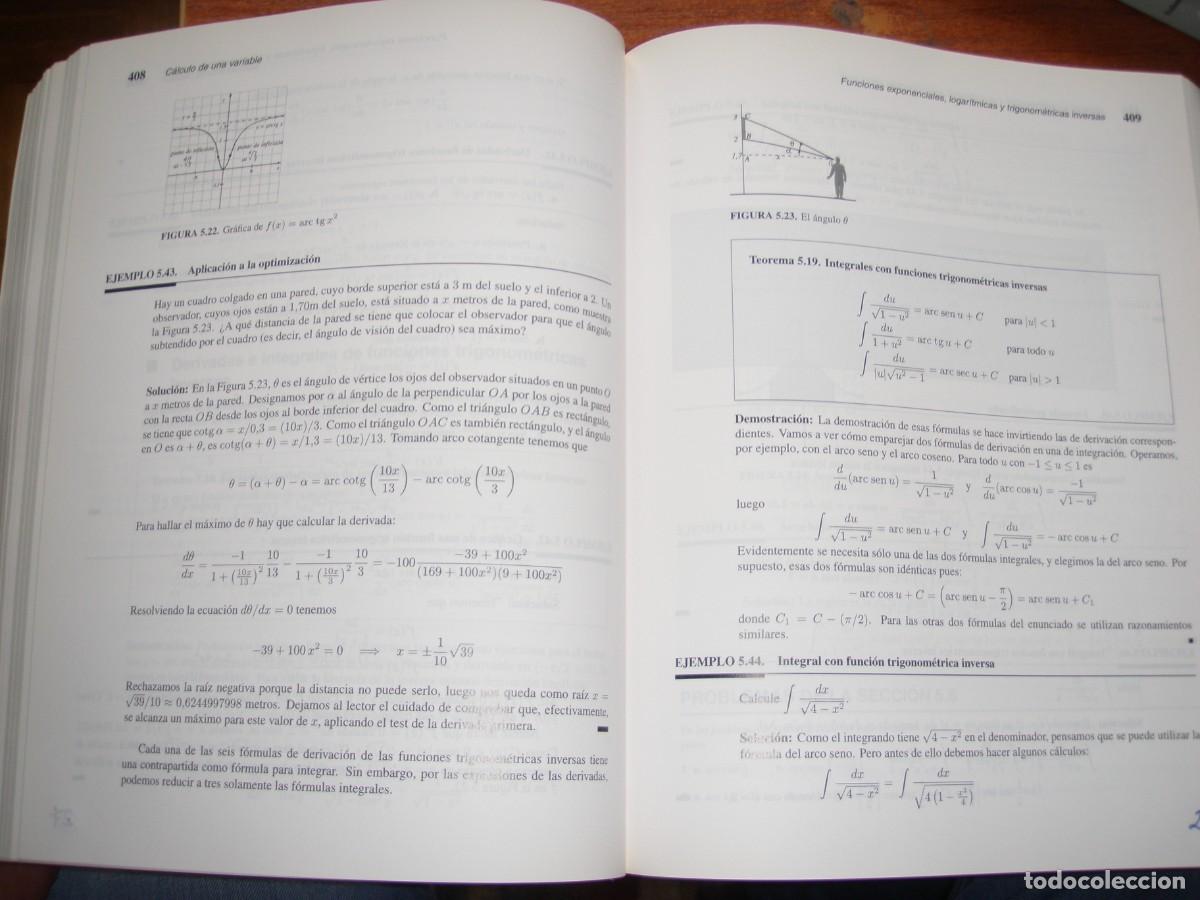 Libros de segunda mano de ciencias: CALCULO DE UNA Y VARIAS VARIABLES DOS TOMOS PRENTICE HALL - Foto 7