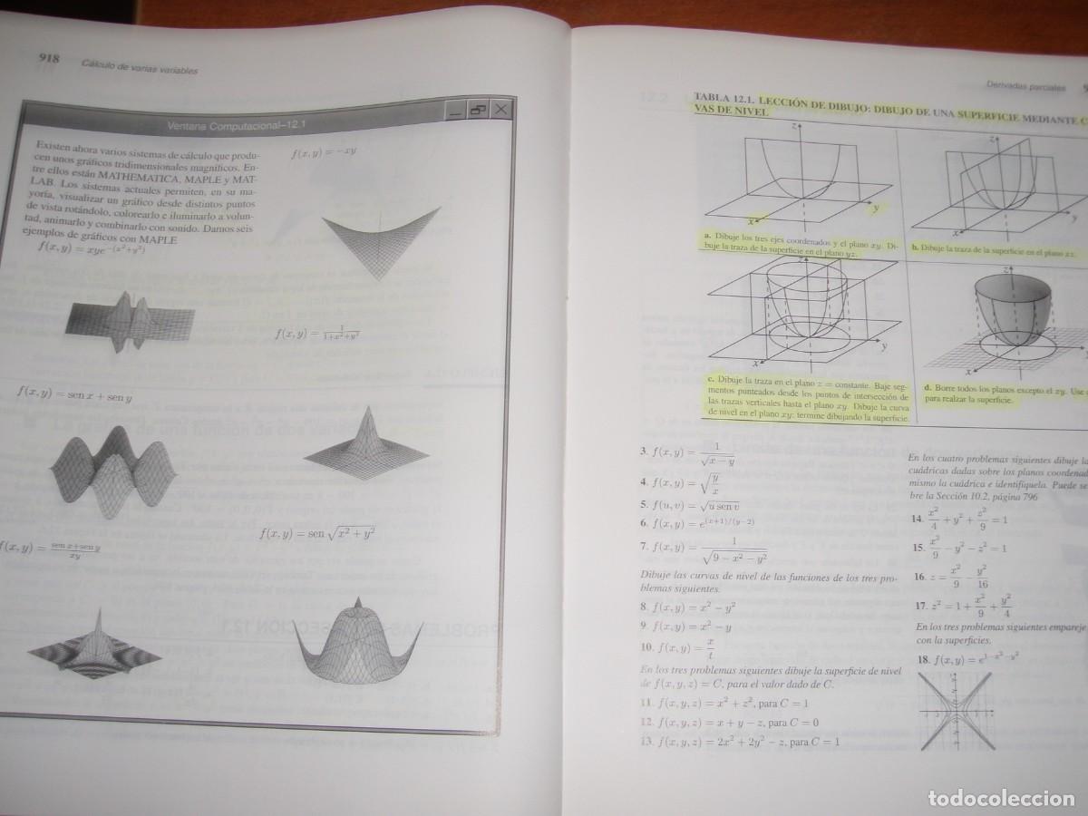 Libros de segunda mano de ciencias: CALCULO DE UNA Y VARIAS VARIABLES DOS TOMOS PRENTICE HALL - Foto 10