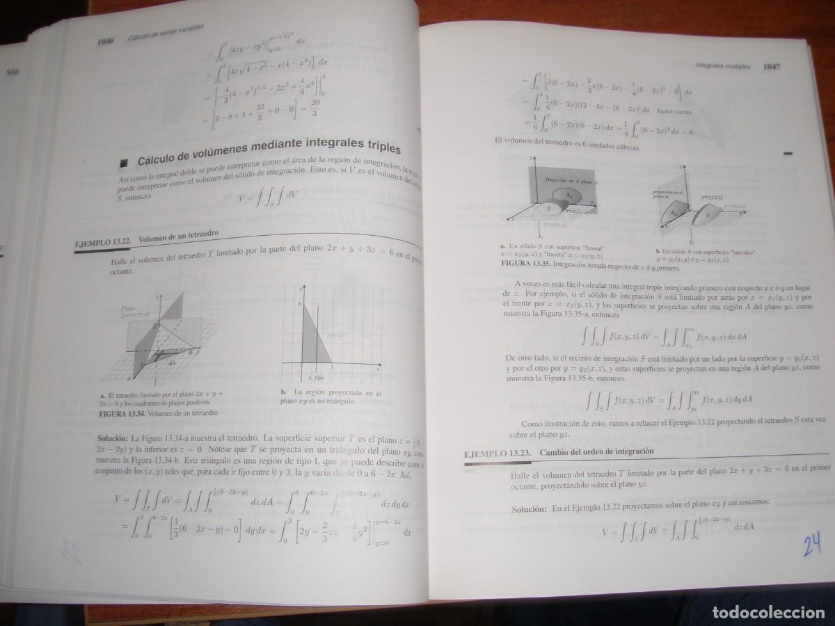 Libros de segunda mano de ciencias: CALCULO DE UNA Y VARIAS VARIABLES DOS TOMOS PRENTICE HALL - Foto 12