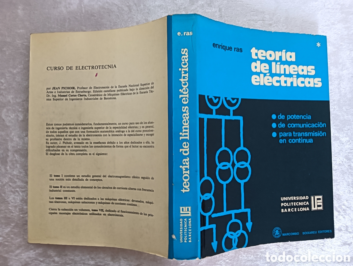 Libros de segunda mano de ciencias: TEOR&Iacute;A DE L&Iacute;NEAS EL&Eacute;CTRICAS, ENRIQUE RAS - Foto 2
