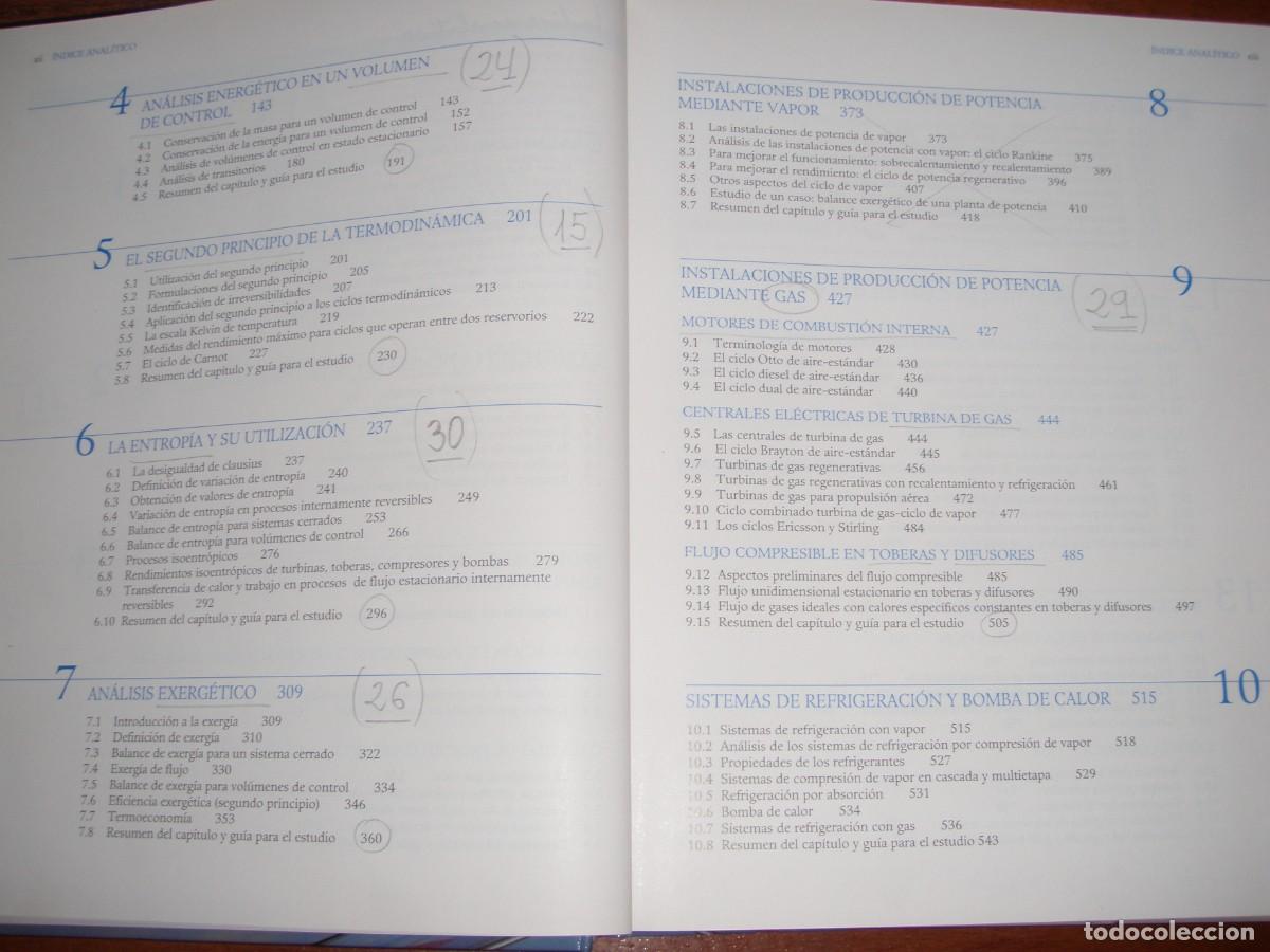 Libros de segunda mano de ciencias: FUNDAMENTOS DE TERMODIN&Aacute;MICA T&Eacute;CNICA MOR&Aacute;N SHAPIRO - Foto 6