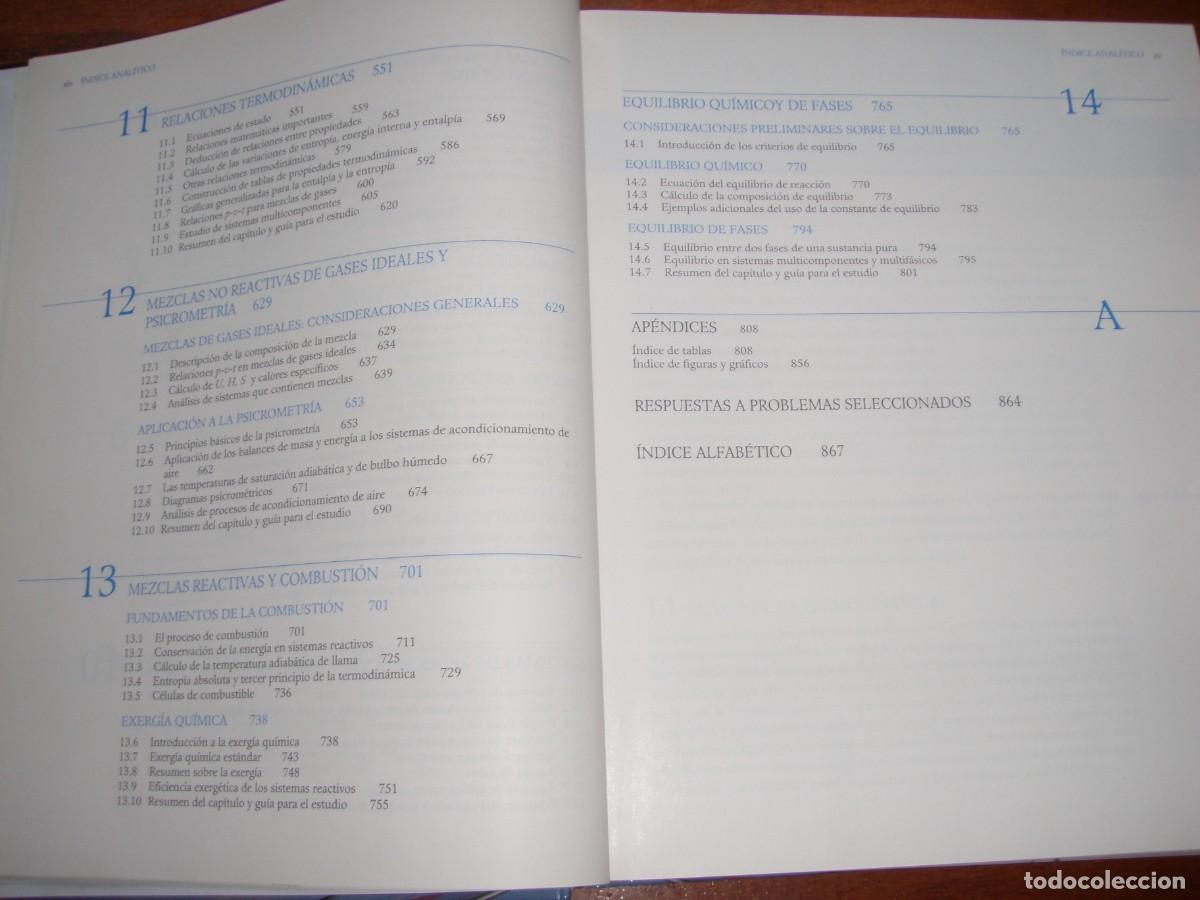 Libros de segunda mano de ciencias: FUNDAMENTOS DE TERMODIN&Aacute;MICA T&Eacute;CNICA MOR&Aacute;N SHAPIRO - Foto 7
