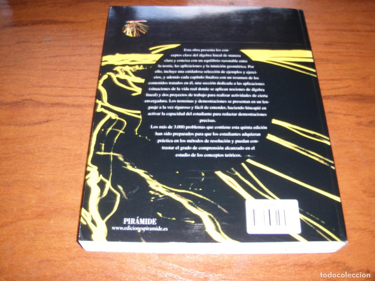 Libros de segunda mano de ciencias: ALGEBRA LINEAL ED PIR&Aacute;MIDE LARSON EDWARDS FALVO - Foto 9