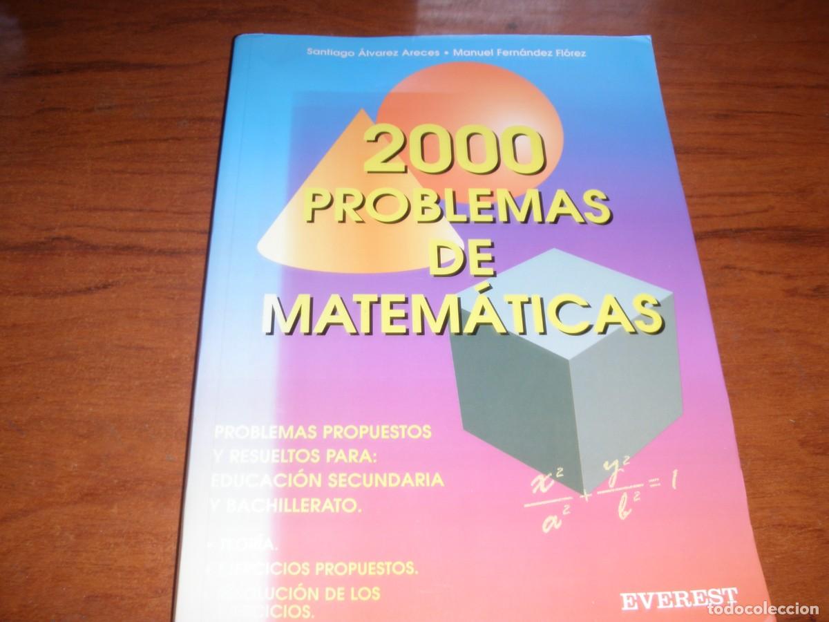 Libros de segunda mano de ciencias: 2000 PROBLEMAS DE MATEM&Aacute;TICAS EVEREST - Foto 1
