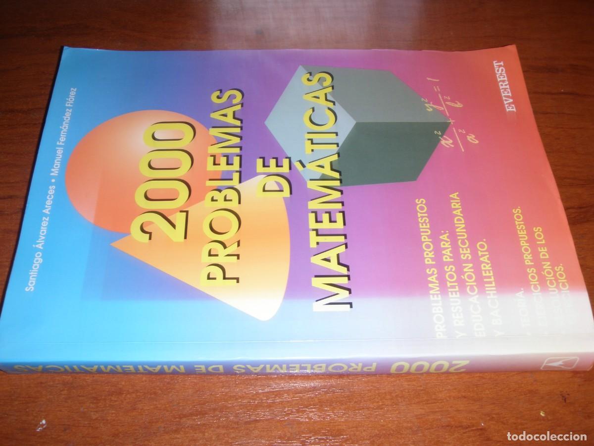 Libros de segunda mano de ciencias: 2000 PROBLEMAS DE MATEM&Aacute;TICAS EVEREST - Foto 2