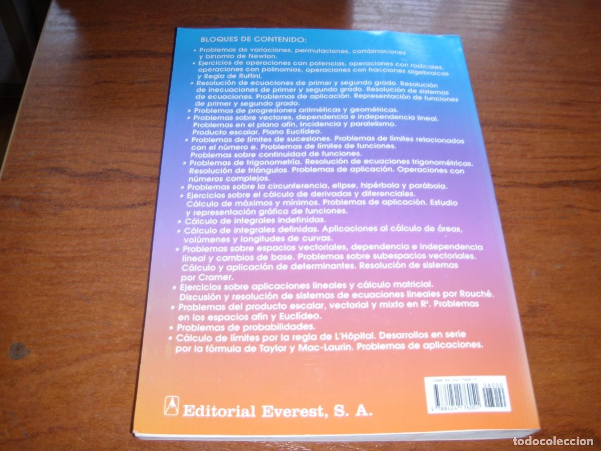 Libros de segunda mano de ciencias: 2000 PROBLEMAS DE MATEM&Aacute;TICAS EVEREST - Foto 8
