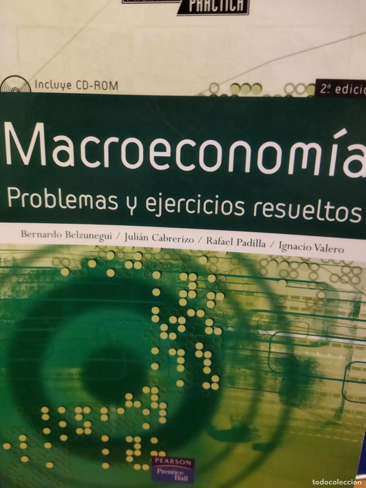 Libros de segunda mano de ciencias: Macroeconom&iacute;a problemas y ejercicios resueltos - Foto 1