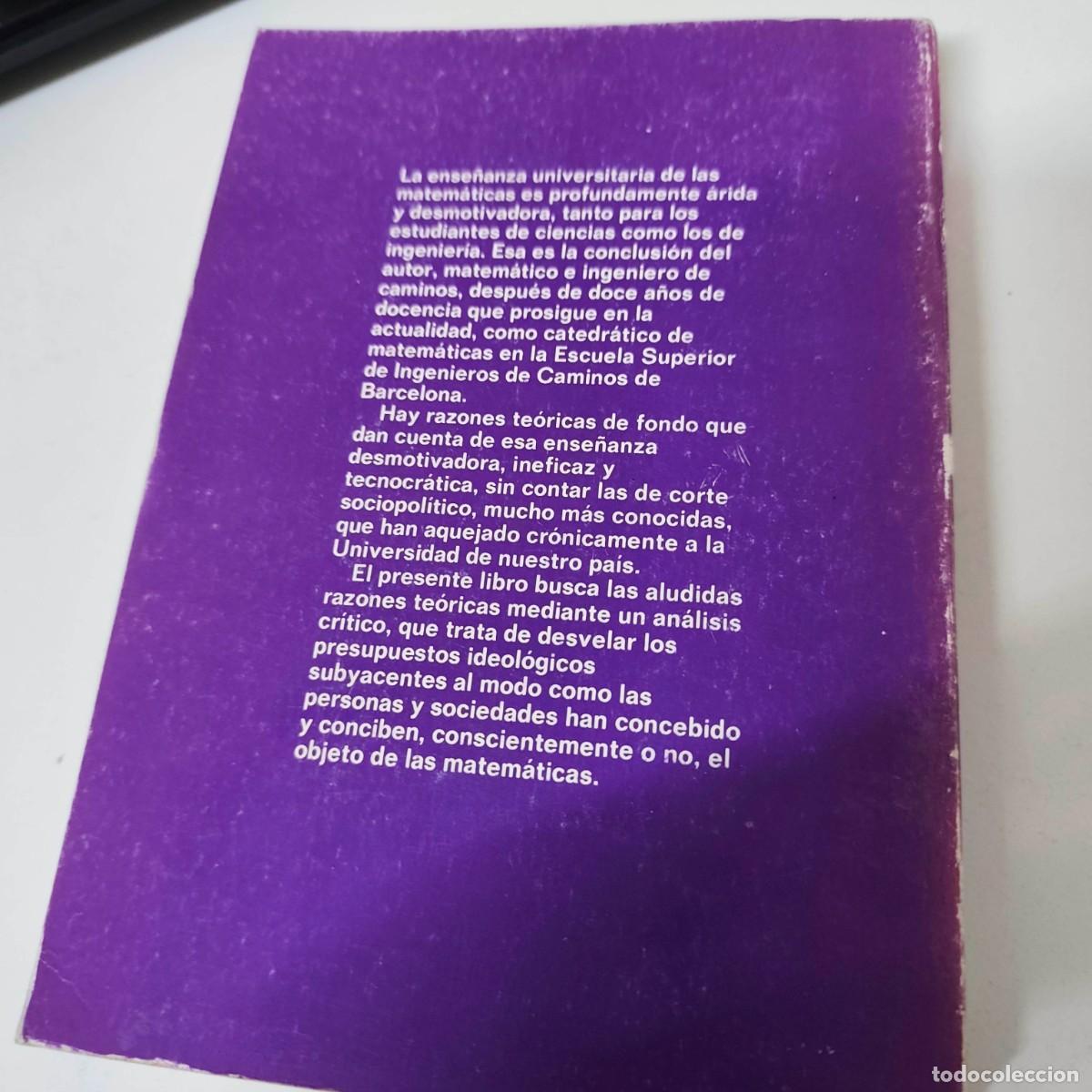 Libros de segunda mano de ciencias: control ideologico de la invencion matematica emilio garbayo - Foto 2