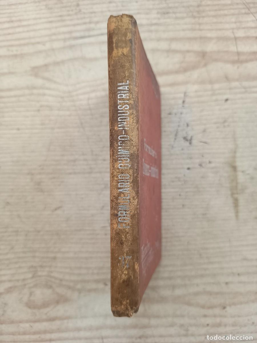 Libros de segunda mano de ciencias: Formulario Quimico-Industrial - Manuales Soler 37 - P. Trias - Foto 2