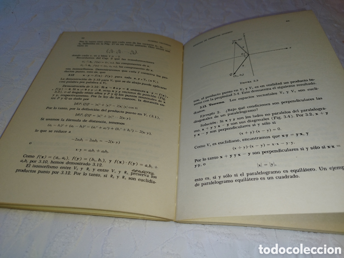 Libros de segunda mano de ciencias: RICHARD E. JOHNSON: ALGEBRA VECTORIAL. C. E. C. S. A. 1969 PRIMERA EDICION. MEXICO - Foto 6